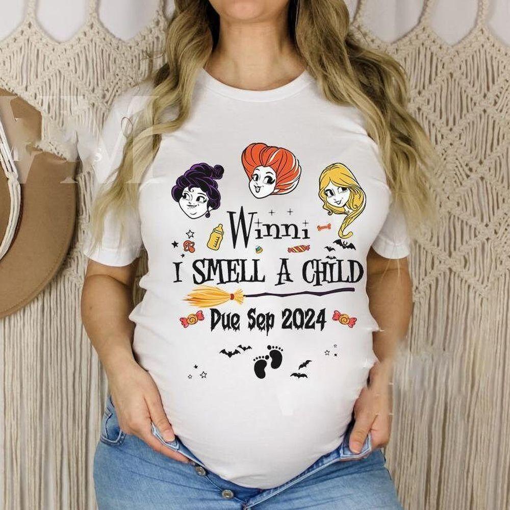 Personalized Maternity Winnie I Smell A Child Hocus Pocus Vuitino Apparel